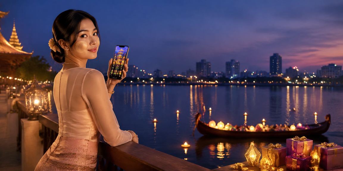 ရန်ကုန်အင်းလေးကန်အနီးတွင် နှစ်သက်စွာ စမတ်ဖုန်းဖြင့် ကာစီနိုအသုံးပြုမှု